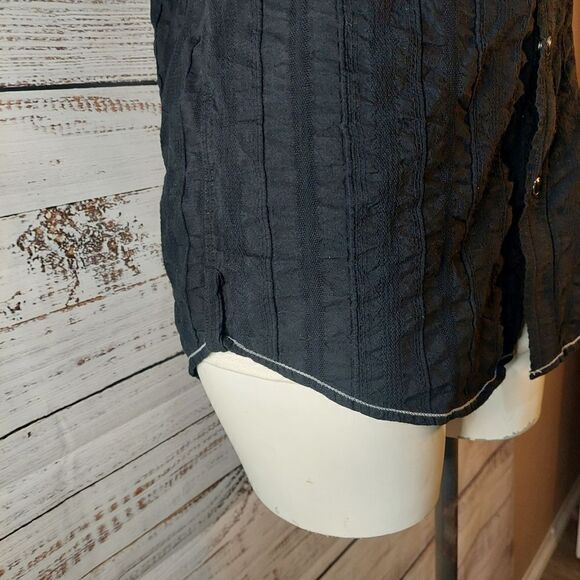 Womans Age Of Wisdom Long Sleeve Button Down Shirt - Picture 6 of 10